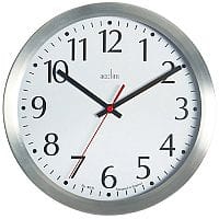 Acctim Javik 10 inch Aluminium Wall Clock 27417