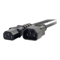 C2G Computer Power Cord Extension - Power extension cable - IEC 60320 C13 to IEC 60320 C14 - AC 250 V - 2 m