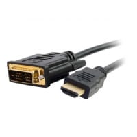 C2G - Video cable - single link - HDMI / DVI - DVI-D (M) to HDMI (M) - 2 m - double shielded - black