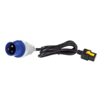 APC - Power cable - IEC 60309 16A (M) to IEC 60320 C19 - 16 A - 3 m - latched - black