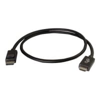 C2G DisplayPort to HDMI Adapter Cable - Video cable - DisplayPort / HDMI - DisplayPort (M) to HDMI (M) - 2 m - shielded - black