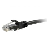 C2G Cat6 Booted Unshielded (UTP) Network Patch Cable - Patch cable - RJ-45 (M) to RJ-45 (M) - 50 cm - UTP - CAT 6 - molded, snagless, stranded - black
