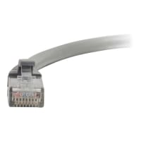 C2G Cat6 Booted Unshielded (UTP) Network Patch Cable - Patch cable - RJ-45 (M) to RJ-45 (M) - 50 cm - UTP - CAT 6 - molded, snagless, stranded - grey