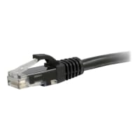 C2G Cat6 Booted Unshielded (UTP) Network Patch Cable - Patch cable - RJ-45 (M) to RJ-45 (M) - 2 m - UTP - CAT 6 - molded, snagless, stranded - black