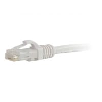 C2G Cat6 Booted Unshielded (UTP) Network Patch Cable - Patch cable - RJ-45 (M) to RJ-45 (M) - 5 m - UTP - CAT 6 - molded, snagless, stranded - white