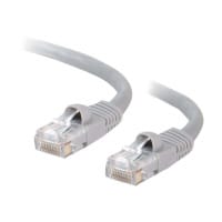 C2G Cat5e Booted Unshielded (UTP) Network Patch Cable - Patch cable - RJ-45 (M) to RJ-45 (M) - 1 m - UTP - CAT 5e - molded, snagless, stranded - grey