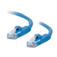 C2G Cat5e Booted Unshielded (UTP) Network Patch Cable - Patch cable - RJ-45 (M) to RJ-45 (M) - 2 m - UTP - CAT 5e - molded, snagless, stranded - blue