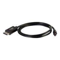 C2G Mini DisplayPort to DisplayPort Adapter Cable Male-Male 2m, DP to DP 4K Cable with Lifetime Warranty, Black 84301
