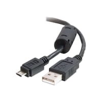 C2G USB 2.0 A to Micro B Cable - USB cable - Micro-USB Type B (M) to USB (M) - USB 2.0 OTG - 1 m - black