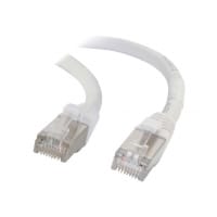 C2G Cat5e Booted Shielded (STP) Network Patch Cable - Patch cable - RJ-45 (M) to RJ-45 (M) - 4 m - STP - CAT 5e - molded - white