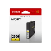 Canon PGI-2500 Y ( 9303B001 ) Yellow Ink Cartridge Original - for MAXIFY iB4050, iB4150, MB5050, MB5150, MB5155, MB5350, MB5450, MB5455