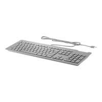 HP Business Slim - Keyboard - with Smart Card reader - USB - UK layout - black