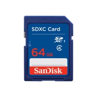 SanDisk - Flash memory card - 64 GB - Class 4 - SDXC