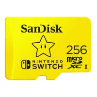 SanDisk Nintendo Switch - Flash memory card - 256 GB - Video Class V30 / UHS-I U3 - microSDXC UHS-I - for Nintendo Switch