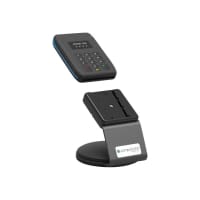 Compulocks SlideDock Universal Secured EMV / Phone / Tablet Stand - Stand for mobile phone / tablet / EMV reader - lockable - black - wall-mountable, desktop, counter