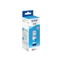 Epson EcoTank 113 - 70 ml - cyan - original - ink refill - for EcoTank ET-16150, 16600, 16650, 5800, 5850, 5880; EcoTank Pro ET-16600, 16650, 5800, 5850