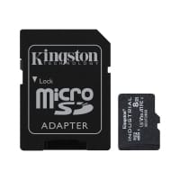Kingston Industrial - Flash memory card (microSDHC to SD adapter included) - 8 GB - A1 / Video Class V30 / UHS-I U3 / Class10 - microSDHC UHS-I