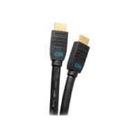 C2G 15ft Ultra Flexible 4K Active HDMI Cable Gripping 4K 60Hz - In-Wall M/M - HDMI cable with Ethernet - HDMI male to HDMI male - 4.5 m - black - active, 4K60Hz support