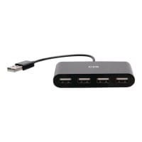 C2G 4-Port USB-A Hub - Hub - 4 x USB 2.0 - desktop