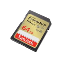SanDisk Extreme PLUS - Flash memory card - 64 GB - UHS-I U3 / Class10 - SDXC UHS-I