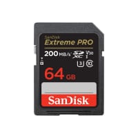SanDisk Extreme Pro - Flash memory card - 64 GB - Video Class V30 / UHS-I U3 / Class10 - SDXC UHS-I