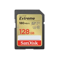 SanDisk Extreme PLUS - Flash memory card - 128 GB - UHS-I U3 / Class10 - SDXC UHS-I