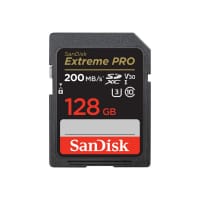 SanDisk Extreme Pro - Flash memory card - 128 GB - Video Class V30 / UHS-I U3 / Class10 - SDXC UHS-I