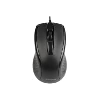 Targus Full-Size - Mouse - antimicrobial - optical - wired - USB - black