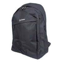 Manhattan Knappack Backpack 14.1", Black, LOW COST, Lightweight, Internal Laptop Sleeve, Accessories Pocket, Padded Adjustable Shoulder Straps, Water Bottle Holder, Three Year Warranty