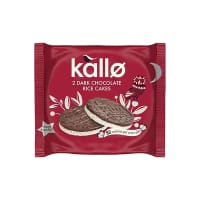 Kallo 2 Dark Chocolate Rice Cakes 33g (Pack of 30) 133914