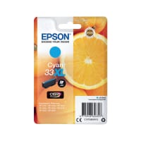 Epson 33XL Oranges Ink Cartridge High Yield Cyan C13T33624012