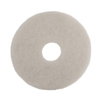 2Work Floor Pad Standard 17 Inch White Pack of 5 2W13500