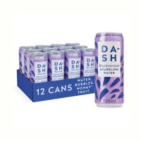 Dash Water Sparkling Water Blackcurrant 330ml Can (Pack of 12) DBL001