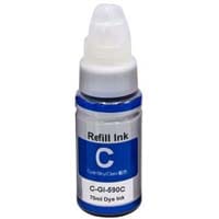 Canon 1604C001 GI590C Compatible Cyan Ink Tank Cartridge for Canon PIXMA Series