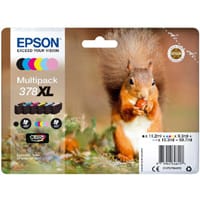 Epson 378XL Photo HD Inkjet Cartridge (Pack of 6) C13T37984010 - Epson 378 XL