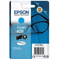Epson Singlepack Cyan 408L DURABrite Ultra Ink C13T09K24010 - Epson DuraBrite Ultra