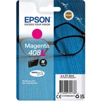 Epson Singlepack Magenta 408L DURABrite Ultra Ink C13T09K34010 - Epson DuraBrite Ultra
