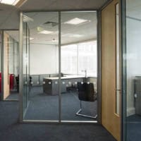 Logika 3000 Double Glazed Glass Office Partitioning System