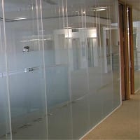 Logika 5000 Double Glazed Frameless Office Partitioning