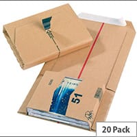 Jiffy Mailing Cardboard Boxes 145x126x55mm Pack of 20