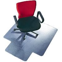 Q-Connect Universal Chairmat With Lip PVC 1143x1346mm Clear