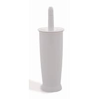 Closed Lavatory Toilet Brush Set White Single Pack