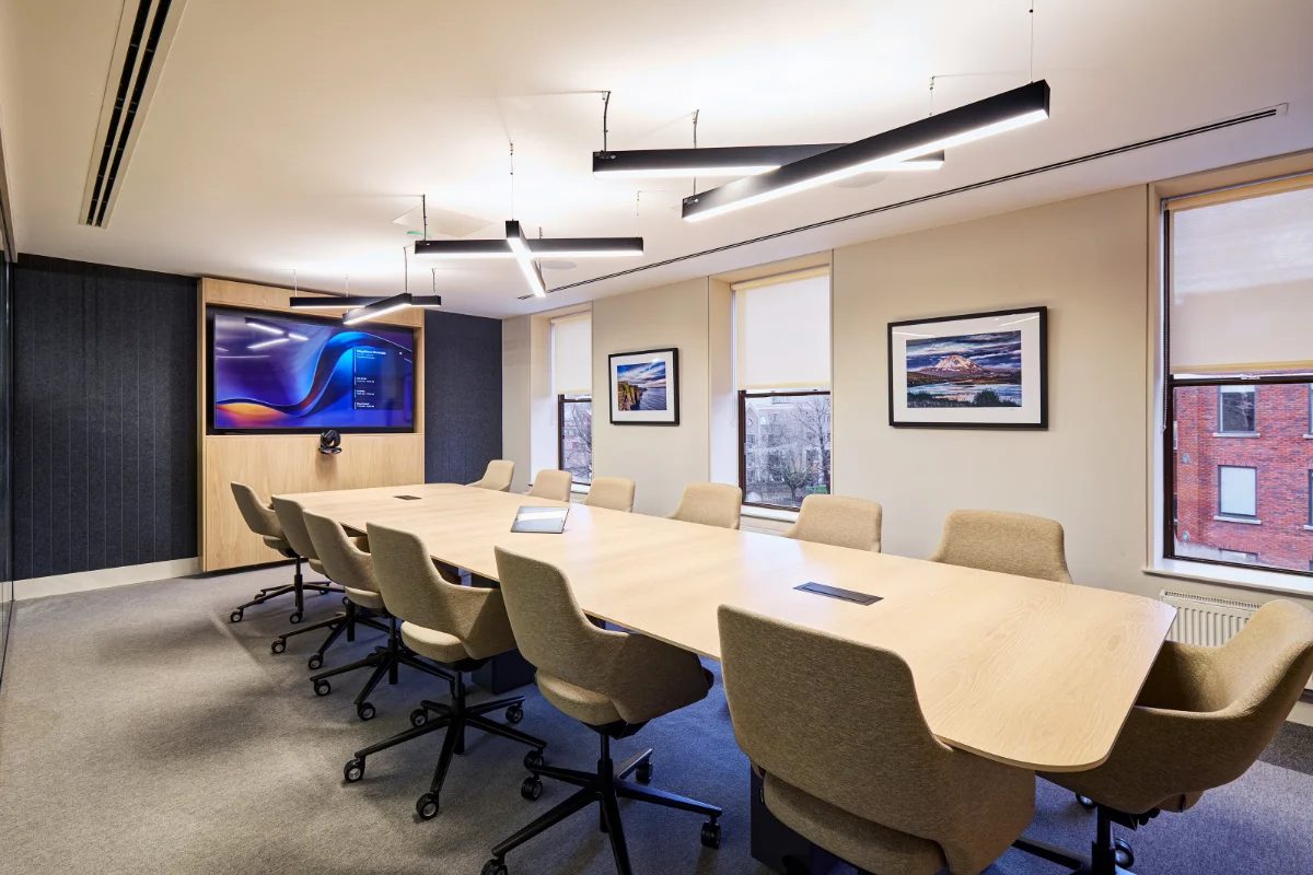 Focus Capital Partners fit-out, meeting room